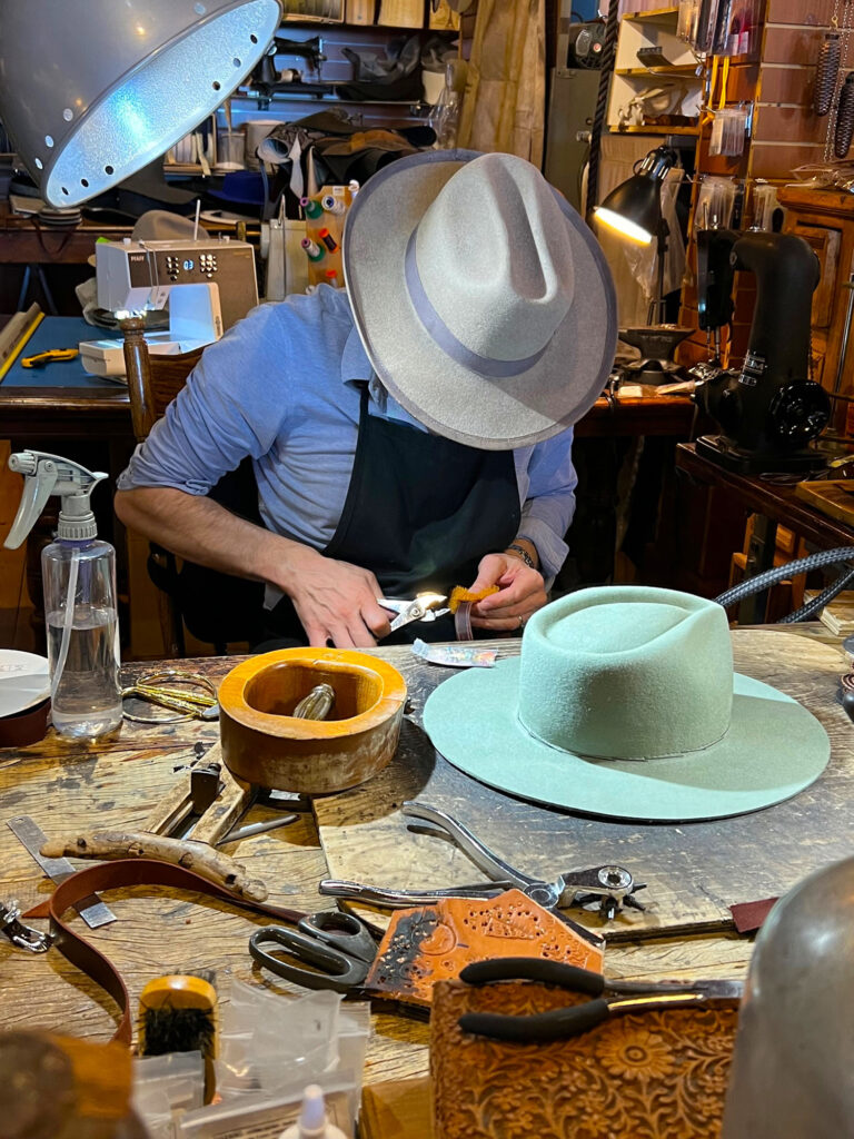 Virginia City Hat Maker, Pascal Baboulin