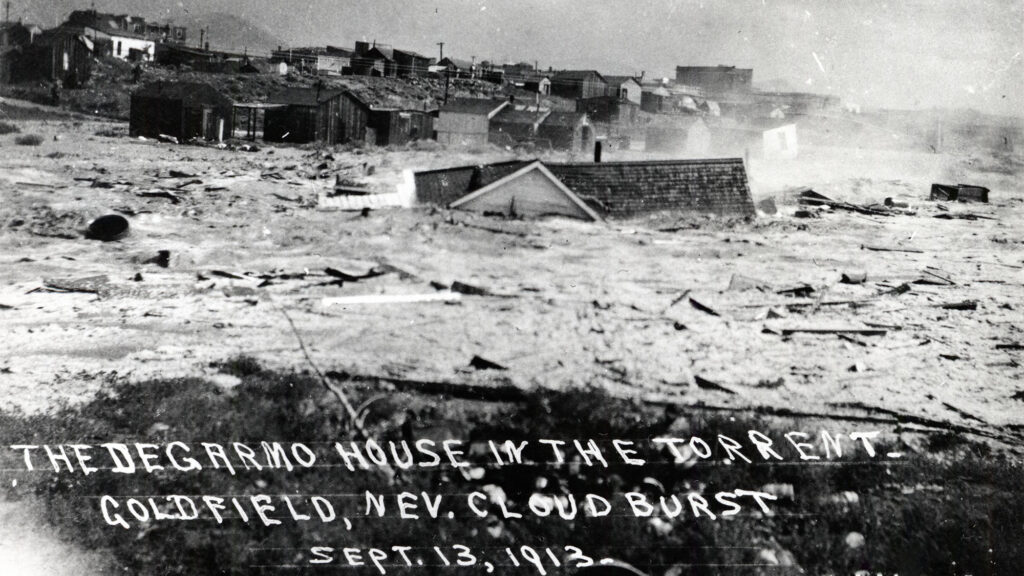 goldfield nevada flood, goldfield nevada