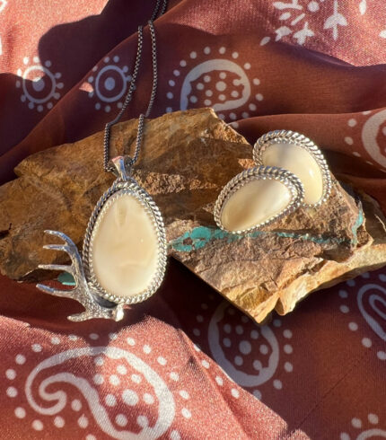 nevada elk ivories, song dog silver, made in Nevada, sydney martinez, elk ivories
