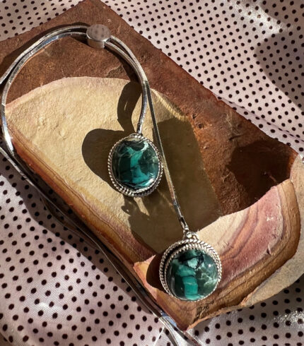 nevada turquoise necklace, nevada bolo necklace, song dog silver