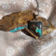 brannon blue, brannon blue turquoise, nevada turquoise pendant, song dog silver