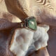 nevada turquoise ring, nevada shaped ring, song dog silver, nevada turquoise