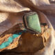 nevada mystic sage, song dog silver, made in nevada, nevada turquoise ring