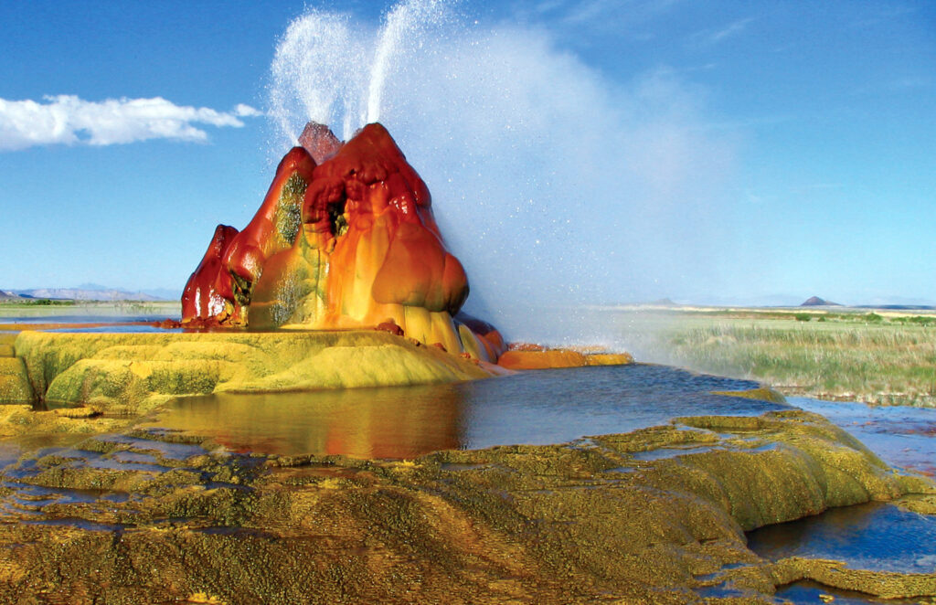 fly geyser, fly geyser nevada, nevada geyser