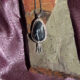 white buffalo pendant, white buffalo turquoise, song dog silver, made in nevada