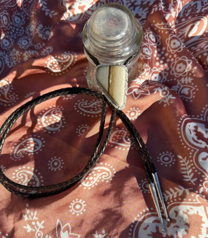 Nevada bolo tie, song dog silver, sydney martinez