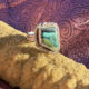 nevada mystic sage, song dog silver, made in nevada, nevada turquoise ring