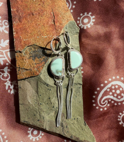 aloe turquoise, song dog silver, sydney martinez, made in nevada, nevada turquoise
