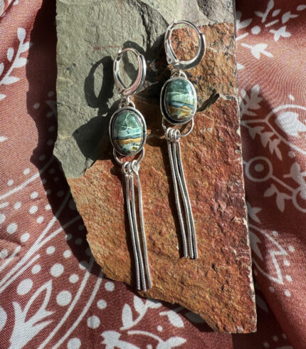 mystic sage turquoise, song dog silver, mystic sage, made in nevada, nevada turquoise