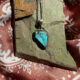 Royston nevada turquoise pendant, song dog silver, royston pendant, song dog silver