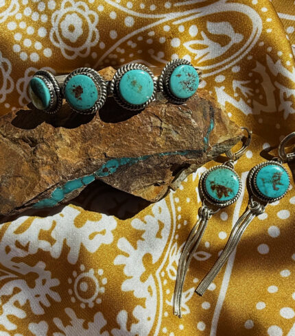 royston nevada, nevada royston cuff, royston earrings, song dog silver