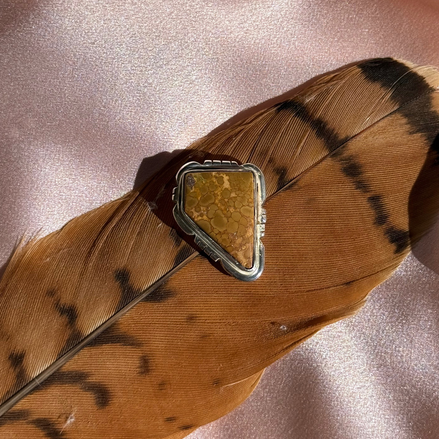 red tail hawk, song dog silver, nevada hat pin, sydney martinez