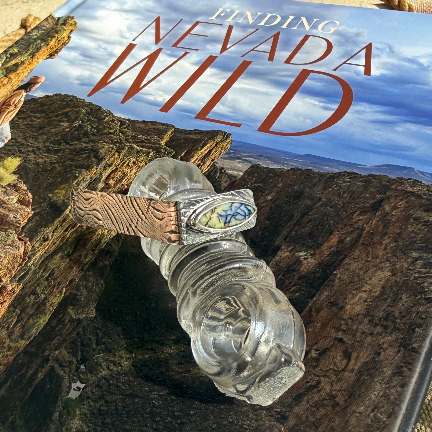 sterling silver bookmark, song dog silver, sydney martinez, made in nevada